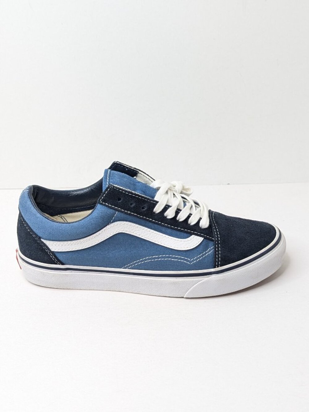 Vans Old Skool Casual Sneakers Blue Womens 8